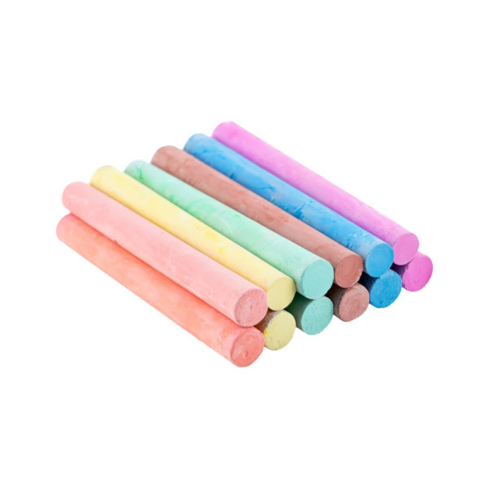 Крейда Kite кольорова Jumbo Hot Wheels, 12 кольорів (HW24-075)