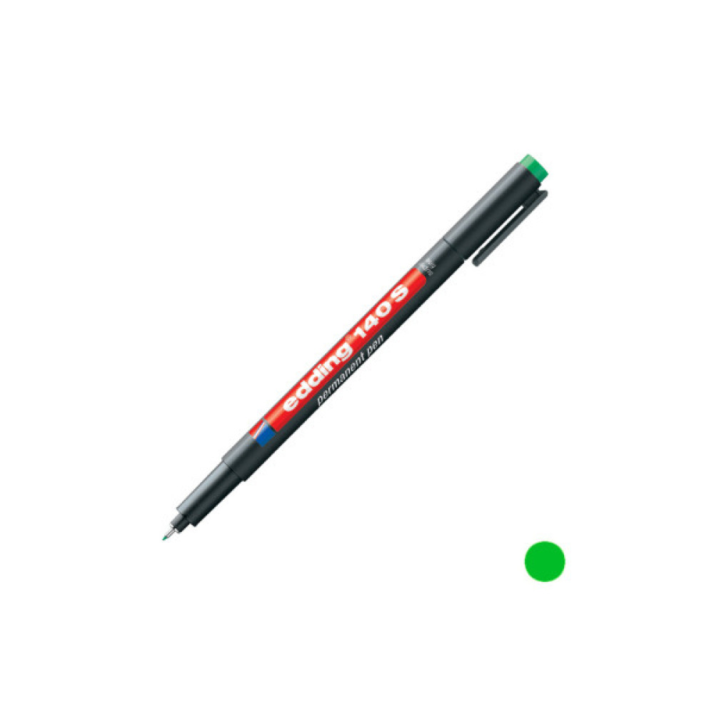 Маркер Edding перманентний Permanent ОНР E-140 S 0.3 мм Зелений (e-140/04)