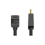 Кабель мультимедійний HDMI M to HDMI M 1.5m V2.0 4K60Hz 90° corner PVC black Vention (AARBG)