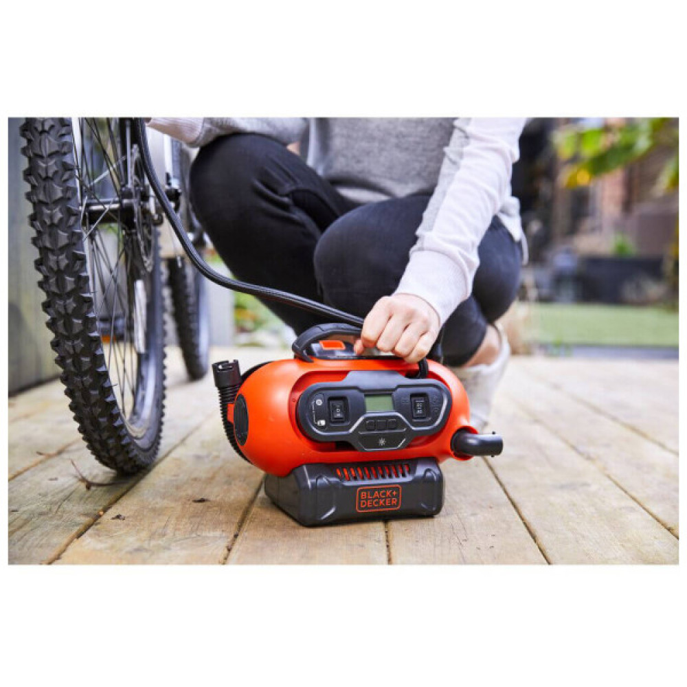 Автомобільний компресор Black&Decker Li-Ion, 18V, (без АКБ та ЗП) (BDCINF18N)