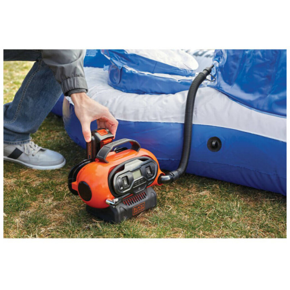 Автомобільний компресор Black&Decker Li-Ion, 18V, (без АКБ та ЗП) (BDCINF18N)