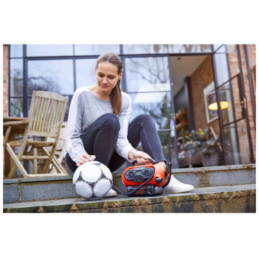 Автомобільний компресор Black&Decker Li-Ion, 18V, (без АКБ та ЗП) (BDCINF18N)