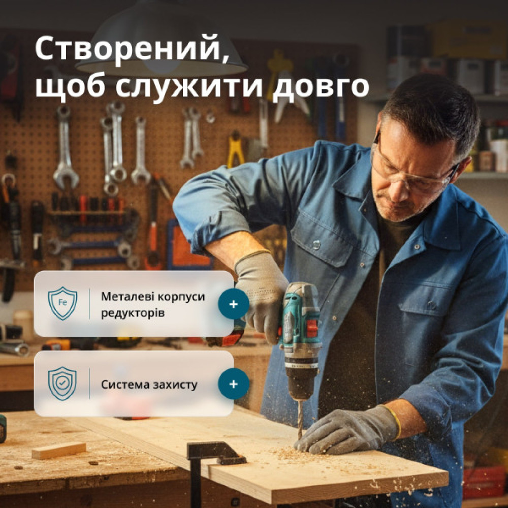 Набір із двох акумуляторних інструментів Konner&Sohnen KS IDISD 20V SET 2 20В дриль ударний, гвинтоверт, швидкий ЗП 2А акб 2х2А·год кейс 5кг