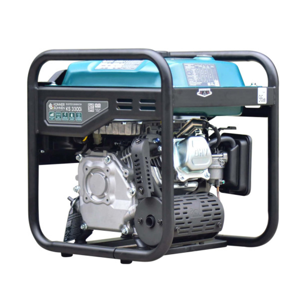 Генератор бензиновий інверторний Konner&Sohnen KS 3300i, 230В, 3.3кВт, ручний стартер, 25.5кг