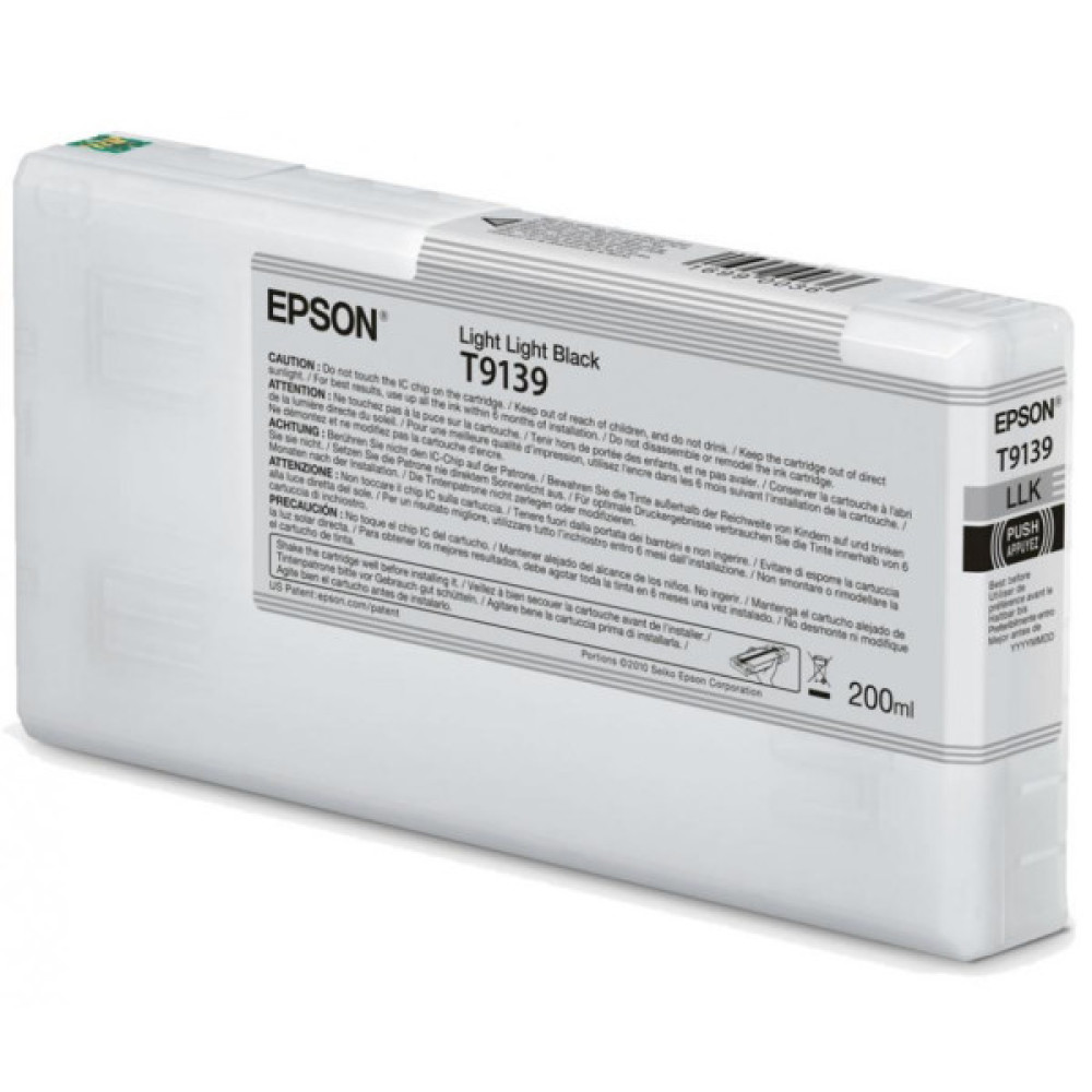Картридж Epson SureColor SC-P5000 light light black 200мл (C13T913900) Картридж Epson SureColor SC-P5000 light light black 200мл (C13T913900)