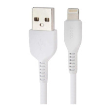 Дата кабель USB 2.0 AM to Lightning 1.0m 2.4A PVC X13 white HOCO (6957531061151)