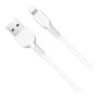 Дата кабель USB 2.0 AM to Lightning 1.0m 2.4A PVC X13 white HOCO (6957531061151)
