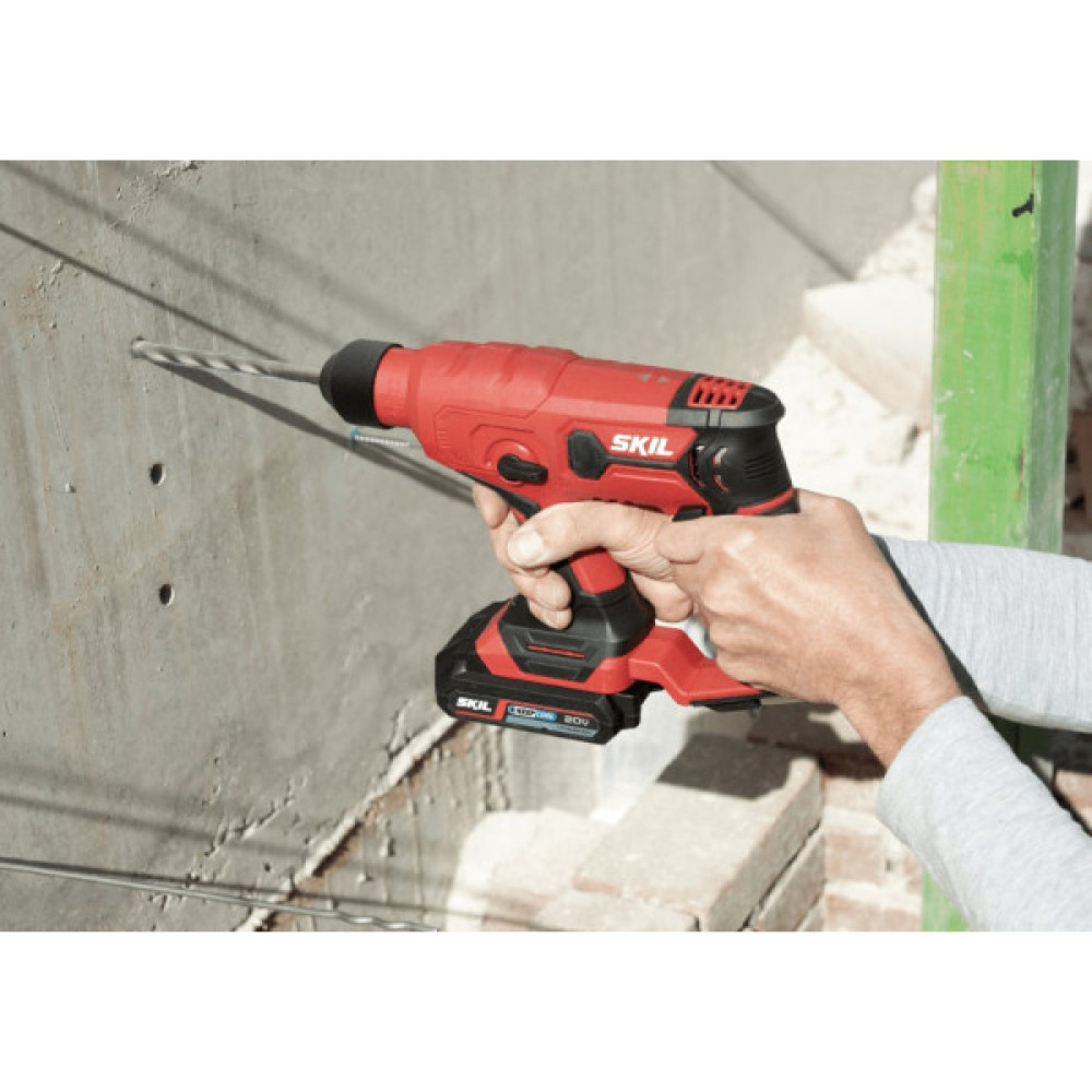 Перфоратор акумуляторний SKIL 3810 CA SDS-plus+ШЗП 20В 1Дж аксесуари кейс 1.5кг без АКБ та ЗП