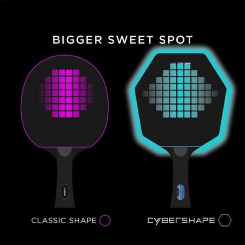 Комплект для настільного тенісу Stiga Sonic V2 Cybershape 2 Bats 3 Balls (1210-1206-35) (931946)