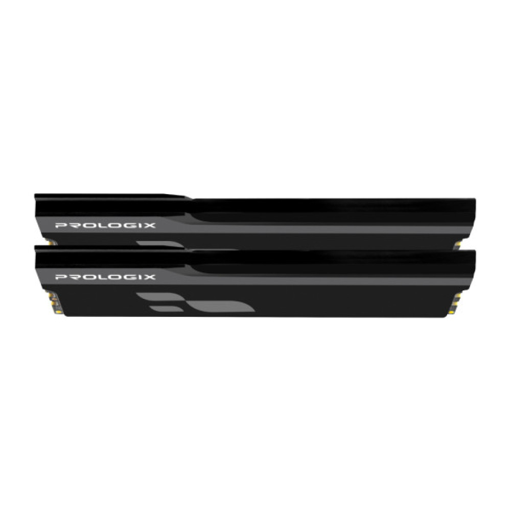 Модуль пам'яті для комп'ютера DDR5 32GB (2x16GB) 6000 MHz Onyx Black Prologix (PRO32GB6000YB5K)