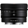 Об'єктив Sony 40mm, f/2.5 G для камер NEX (SEL40F25G.SYX) Об'єктив Sony 40mm, f/2.5 G для камер NEX (SEL40F25G.SYX)