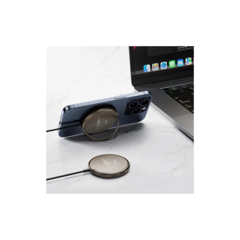 Зарядний пристрій XO wireless charger CX028 tranish (CX028.tranish)