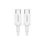 Дата кабель USB-C to USB-C 1.5m US264 18W ABS Cover White Ugreen (60519) Дата кабель USB-C to USB-C 1.5m US264 18W ABS Cover White Ugreen (60519)