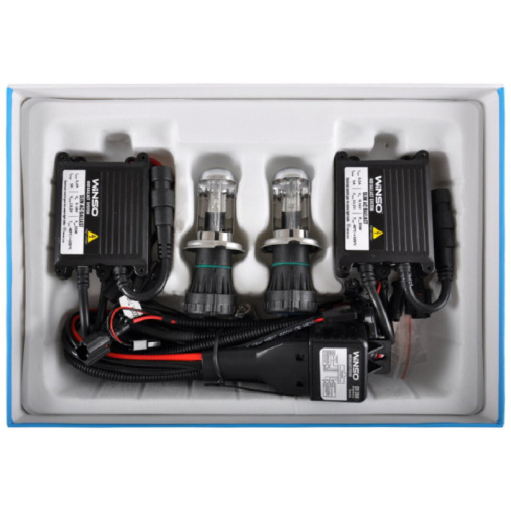 Автолампа WINSO H4 6000K, 85V, 35W P43t-38 (744600)