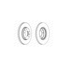 Гальмівний диск FERODO DDF1210C