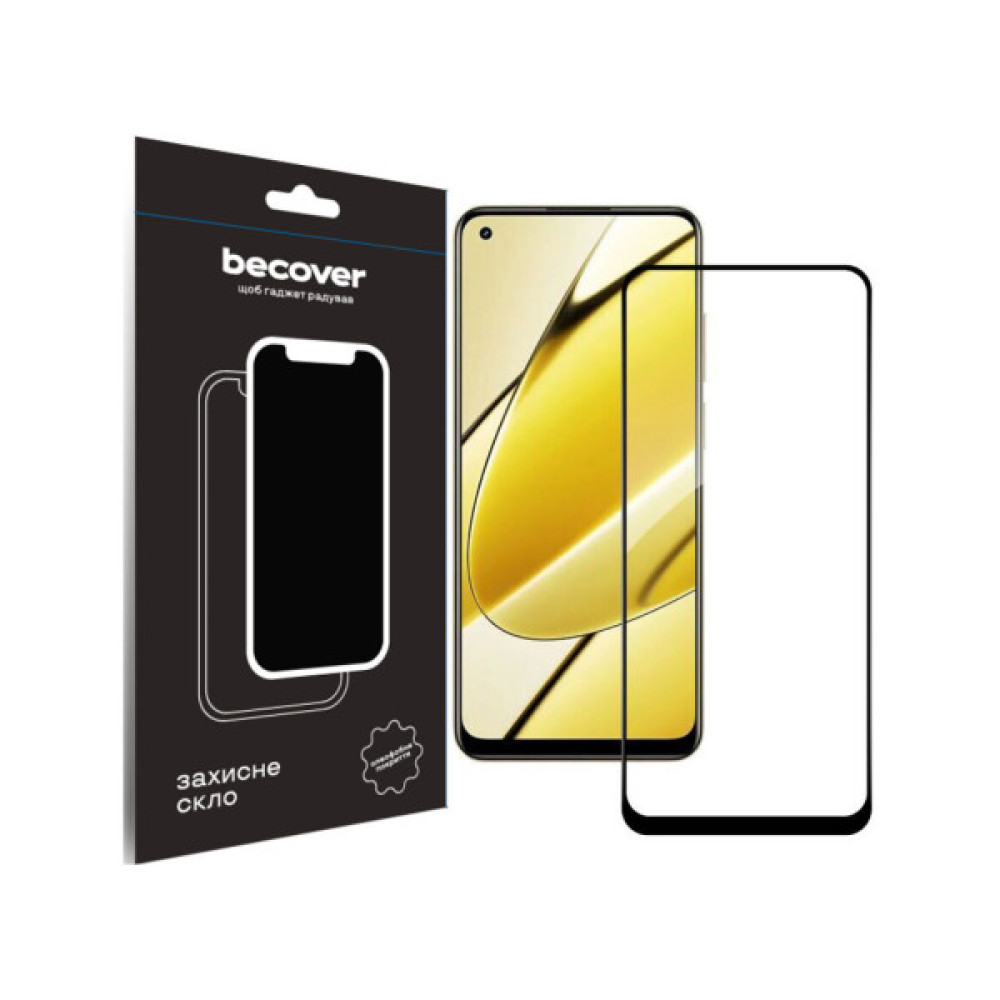 Скло захисне BeCover Realme 11 4G Black (710510) Скло захисне BeCover Realme 11 4G Black (710510)