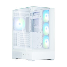 Корпус Zalman P40 Prism Plus без БЖ, 2xUSB3.0, 1x Type C, 3x120мм ARGB Reverse,  1x120мм ARGB, VGA 420мм, LCS ready, TG TG Side/Front/Top Panel, ATX, білий