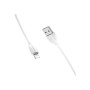 Дата кабель USB 2.0 AM to Lightning 1.0m 2.4A PVC BX19 white BOROFONE (6931474701763)
