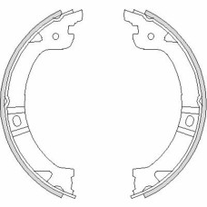 Гальмівні колодки REMSA 4744.00