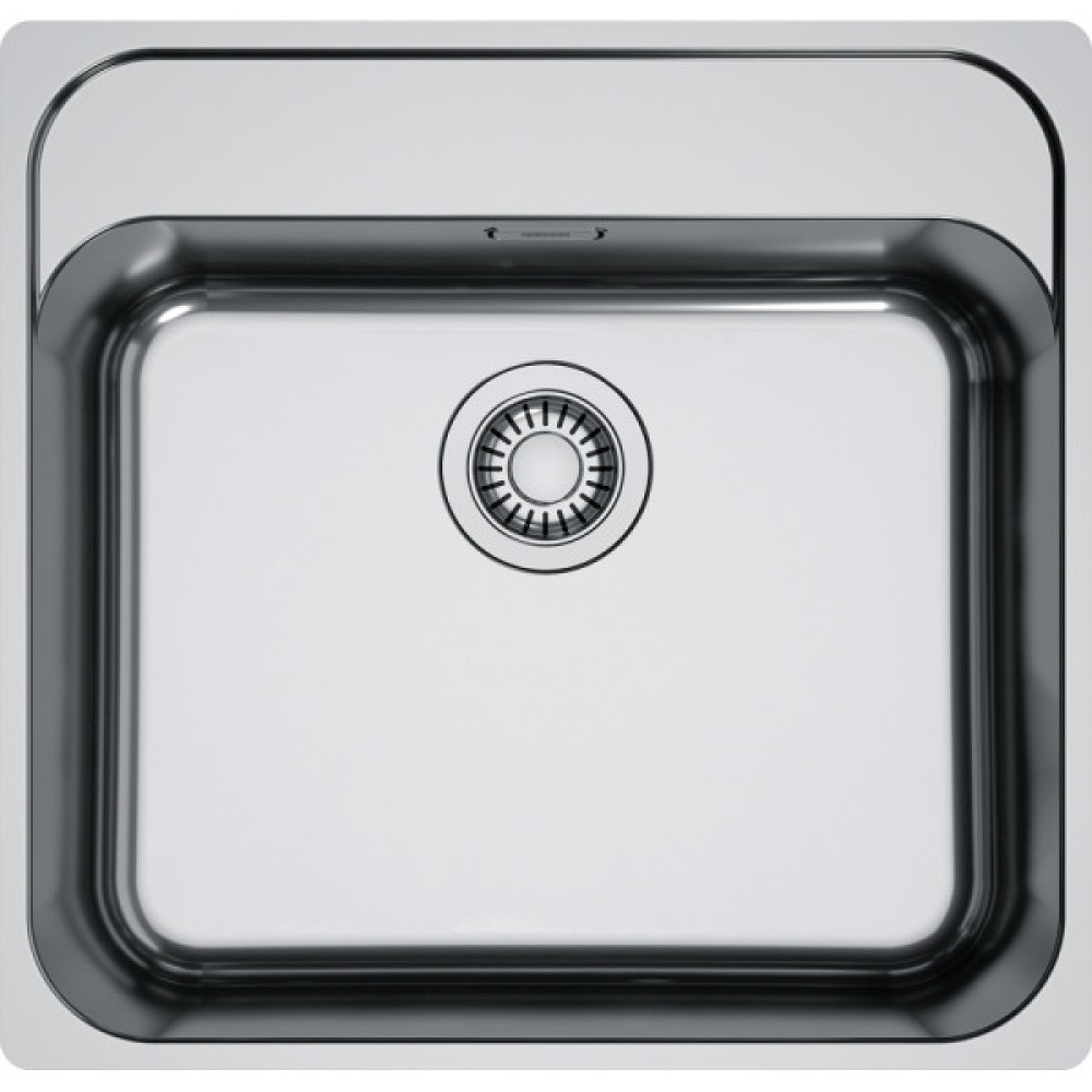 Мийка кухонна Franke Smart, нерж.сталь, прямокутник, без крила, 500х400мм, чаша - 1, монтаж врівень, SRX 210-50 TL, нерж поліров.