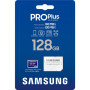 Карта пам'яті Samsung 128 GB microSDXC Pro Plus UHS-I U3 V30 A2 Class 10 + SD-adapter (MB-MD128SA/EU)