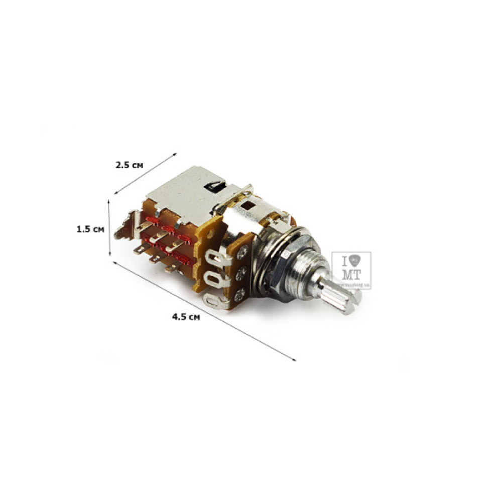 Потенціометр для гітари Fender Potentiometer Push-Pull 250K Split (45710)