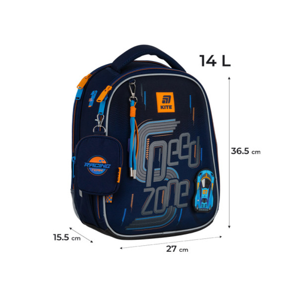 Портфель Kite Education 555 Speed Zone (K25-555S-3)