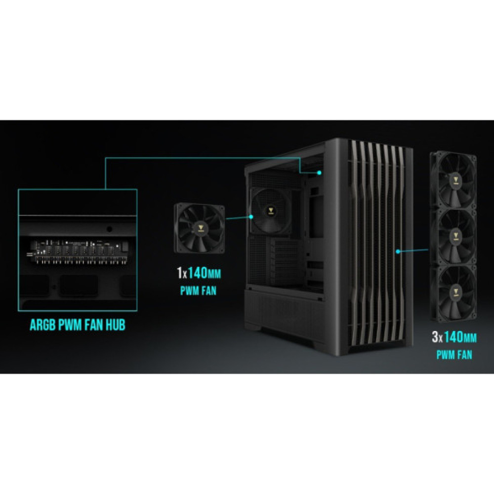 Корпус для ПК Gamdias ATHENA P3 (4711514501148)