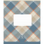 Зошит Школярик Plaid pattern 12 аркушів лінія (012-3345L)
