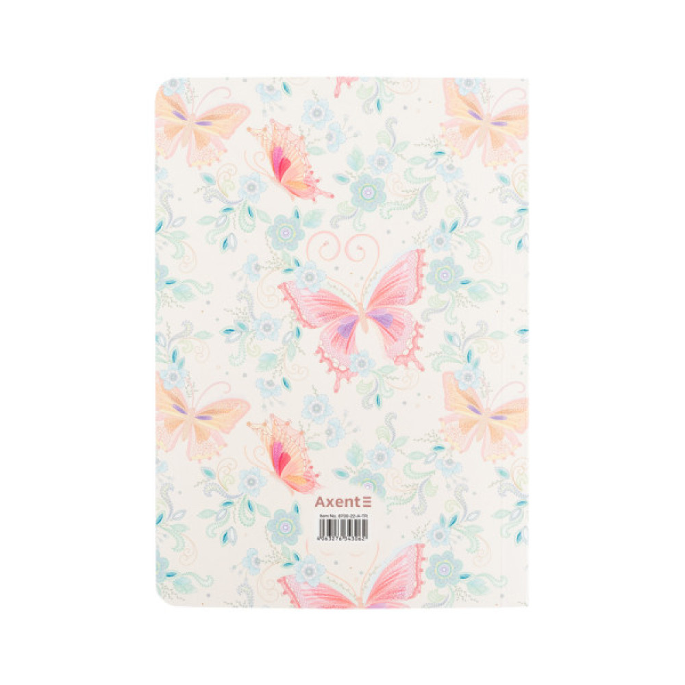 Книга записна Axent A5 TR Nature`s Melody 3, 80 аркушів клітинка (8700-22-A-TR)