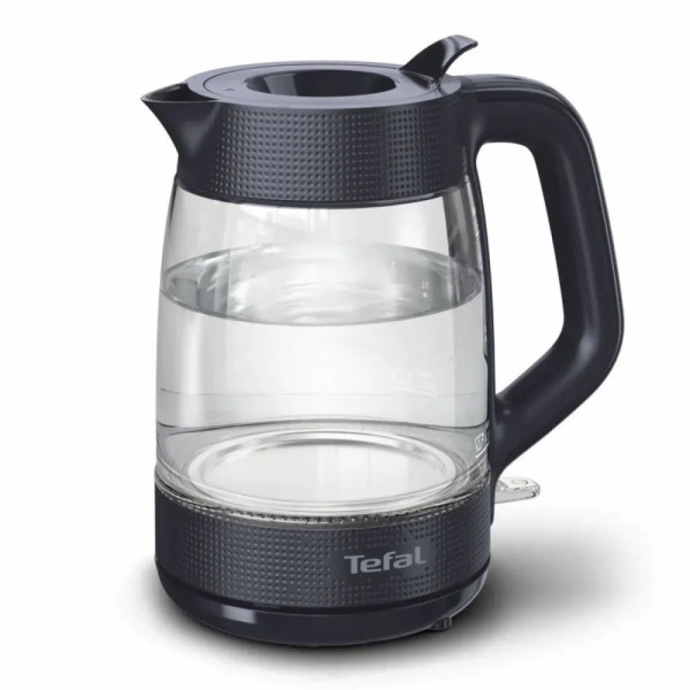 Електрочайник Tefal Morning Glass Kettle, 1.7л, скло, з підсвіткою, чорний
