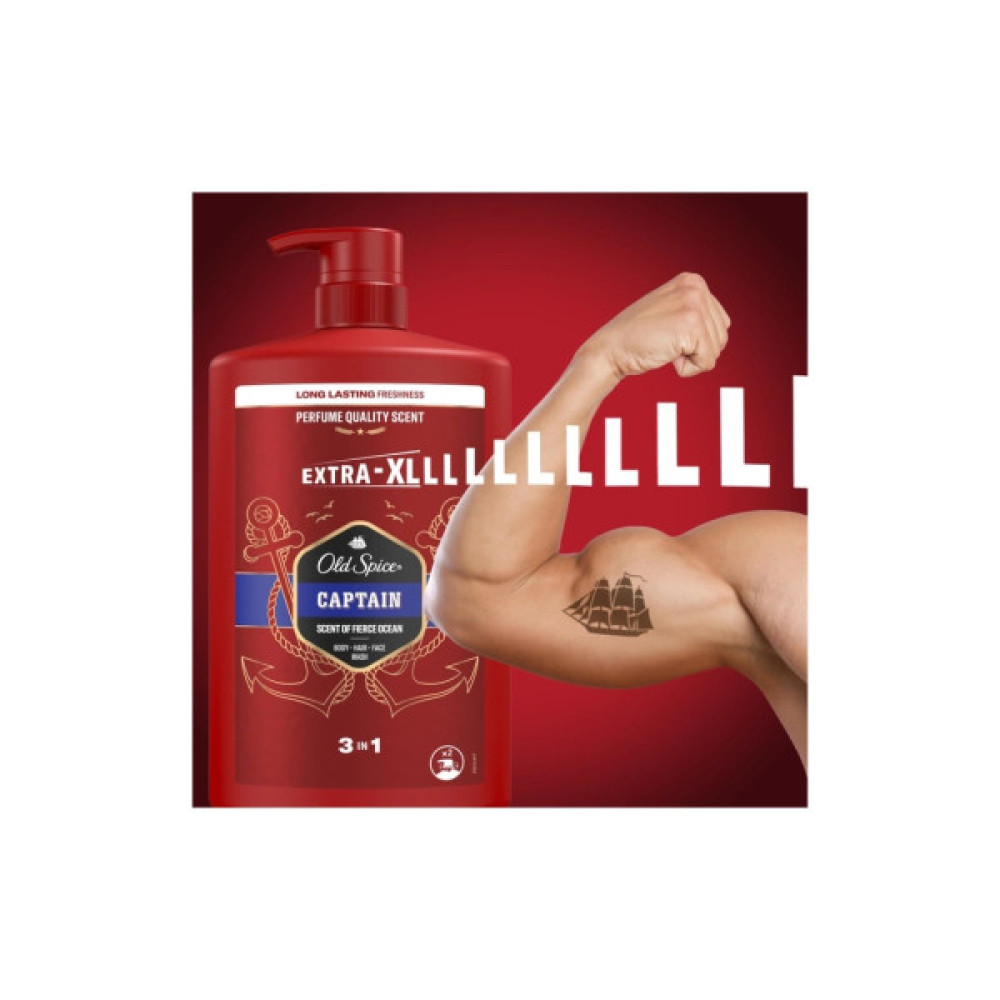 Гель для душу Old Spice Captain 1000 мл (8006540818824)