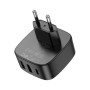 Зарядний пристрій BOROFONE BAS23A Lucky 1xUSB-C + 2xUSB PD30W Black (6941991109386) Зарядний пристрій BOROFONE BAS23A Lucky 1xUSB-C + 2xUSB PD30W Black (6941991109386)