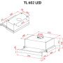 Витяжка кухонна Perfelli TL 602 BL LED Витяжка кухонна Perfelli TL 602 BL LED