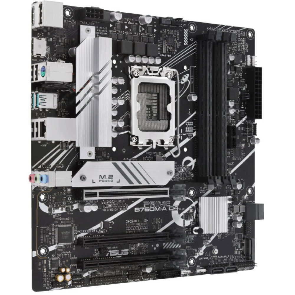 Материнcька плата ASUS PRIME B760M-A D4-CSM s1700 B760 4xDDR4 M.2 HDMI DP mATX CSM