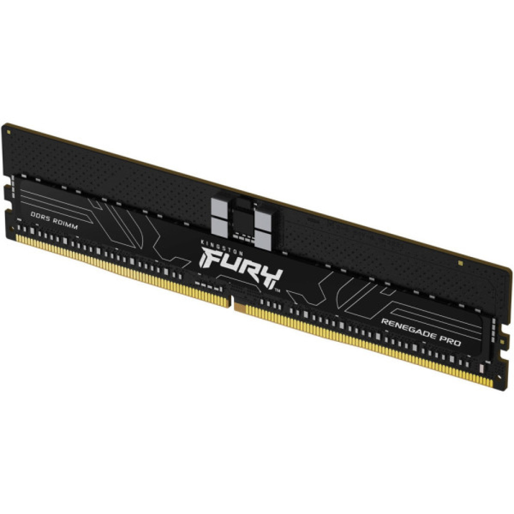Модуль пам'яті для сервера Kingston 128GB 6000MT/s DDR5 ECC Reg CL32 DIMM (Kit of 4) FURY Renegade Pro EXPO (KF560R32RBEK4-128)