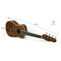 Укулеле Fender Ukulele Zuma Concert Natural WN (227750)