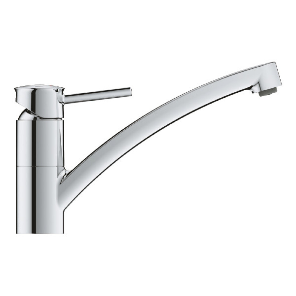 Змішувач для кухні Grohe BauClassic, довж.виливу - 231мм, поворотний, 1важіль, хром