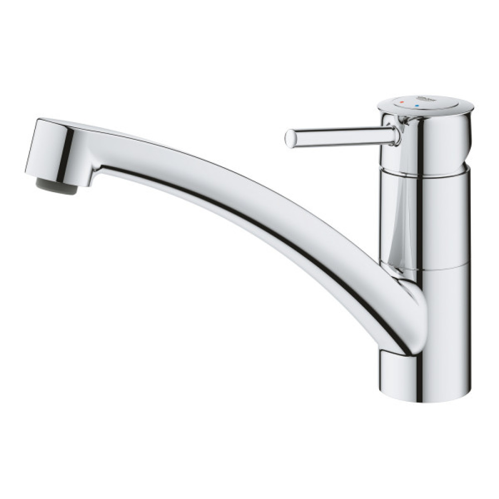 Змішувач для кухні Grohe BauClassic, довж.виливу - 231мм, поворотний, 1важіль, хром