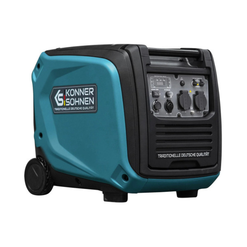Генератор бензиновий інверторний Konner&Sohnen KS 4000iE S, 230В, 4.0кВт, електростартер, 40кг
