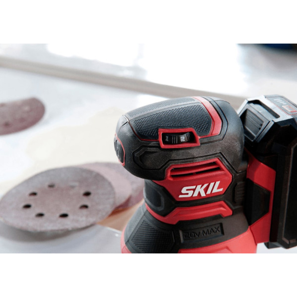 Шліфмашина ексцентрикова акумуляторна SKIL 3745 CA 20В 125 мм 14000-22000кол·хв 1.2кг без АКБ та ЗП