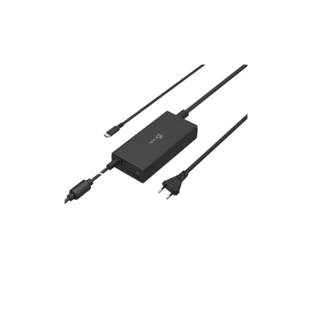 Блок живлення до ноутбуку J5create USB-C/PD/90W, USB-A/10W (JUP2290C-EN)