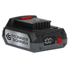 Акумулятор Konner&Sohnen KS 20V2-1 20В 2А·год 0.47кг Акумулятор Konner&Sohnen KS 20V2-1 20В 2А·год 0.47кг