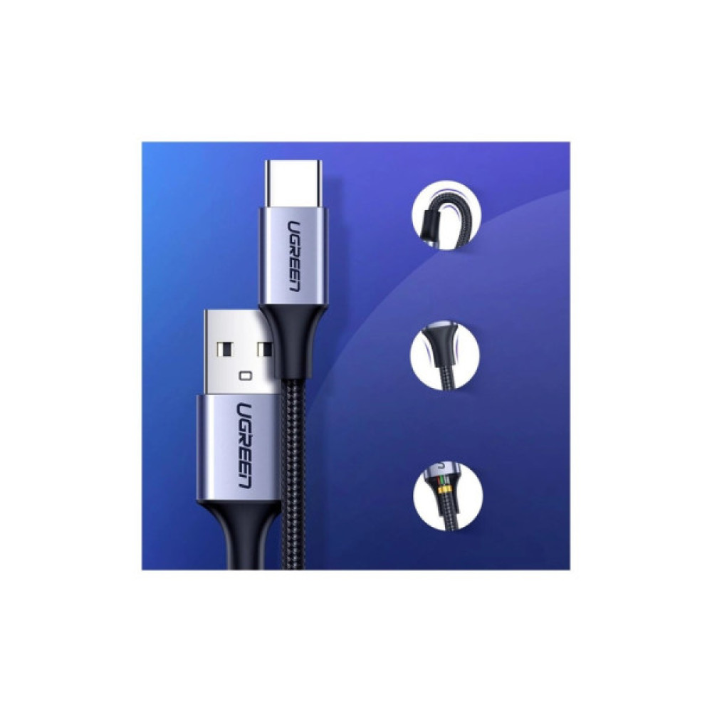 Дата кабель USB 2.0 AM to USB-C 1.5m Ugreen (UGR-60127)
