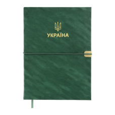 Тижневик Buromax датований 2025 PATRIOT VELOUR, А5 зелений (BM.21133-04)