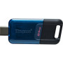 USB флеш накопичувач Kingston 64GB DataTraveler 80 M USB-C 3.2 Blue/Black (DT80M/64GB) USB флеш накопичувач Kingston 64GB DataTraveler 80 M USB-C 3.2 Blue/Black (DT80M/64GB)