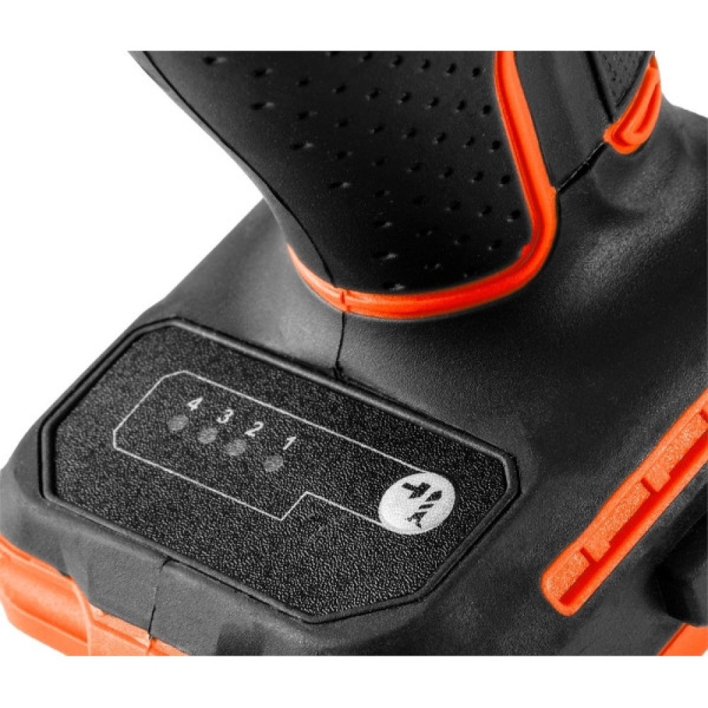 Гайковерт ударний Neo Tools Energy+ 18В безщітковий 3600об·хв 300Нм 1/4" 4 швидкості 0.85кг без АКБ та ЗП