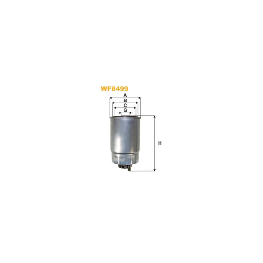 Фільтр паливний Wixfiltron WF8499