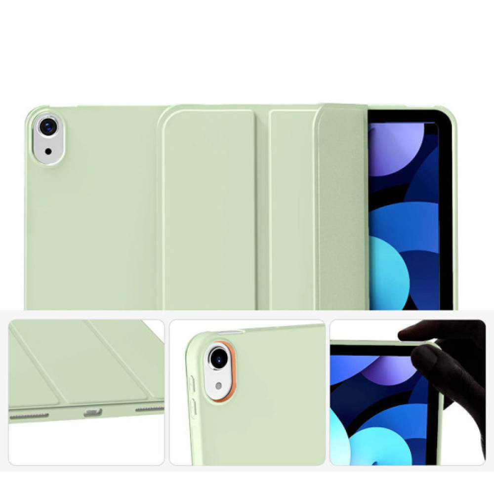 Чохол до планшета BeCover Tri Fold Soft TPU Silicone Apple iPad 10.9" 2022/24/11" 2025 Light Green (708520) Чохол до планшета BeCover Tri Fold Soft TPU Silicone Apple iPad 10.9" 2022/24/11" 2025 Light Green (708520)