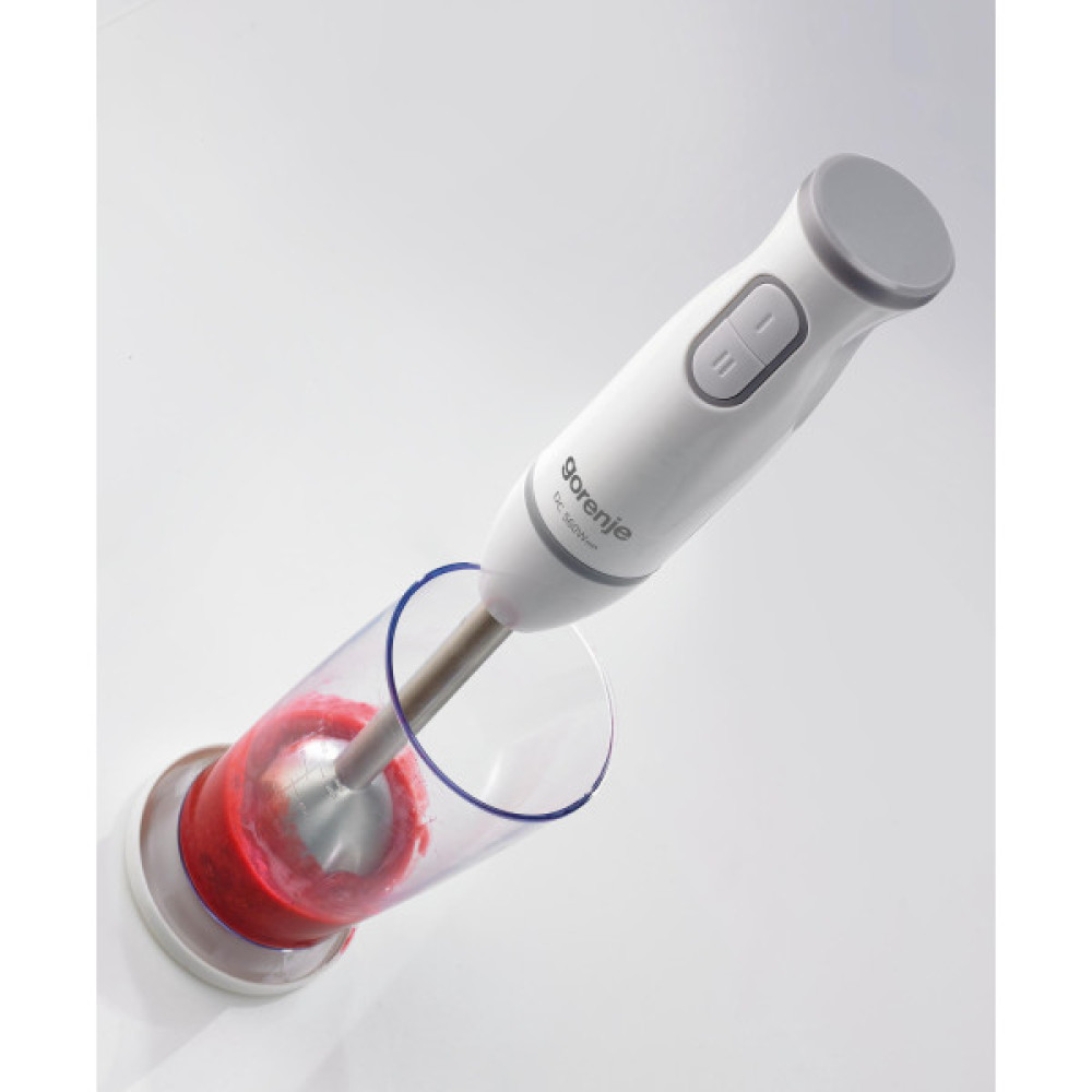 Блендер Gorenje заглибний 560Вт, 2в1, чаша-500мл, білий